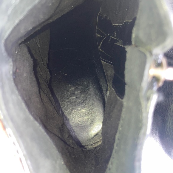 Vince Camuto Leather Stack-Heeled Ankle Boot - Picture 7 of 8